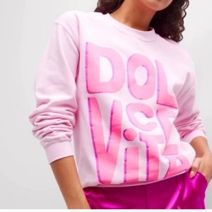 Alla berman Dolce Vita pink pullover sweater